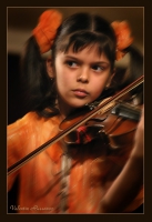 Girl with violin