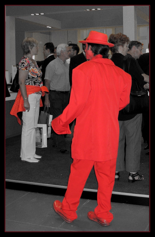 Here comes the man in red.......