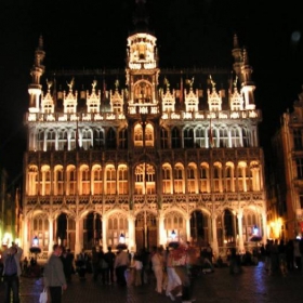 Grand Place, Брюксел нощем