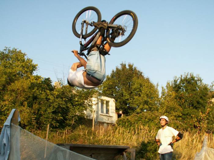 Back flip X-up