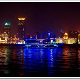 ... the  main street by the river... Shanghai ...night ...