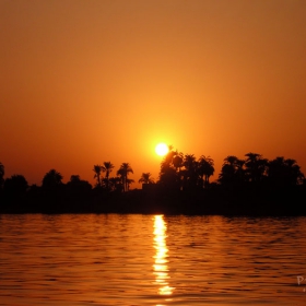 Sunset over Nile