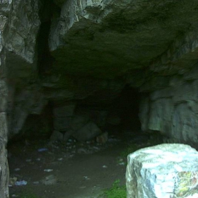 cave opening