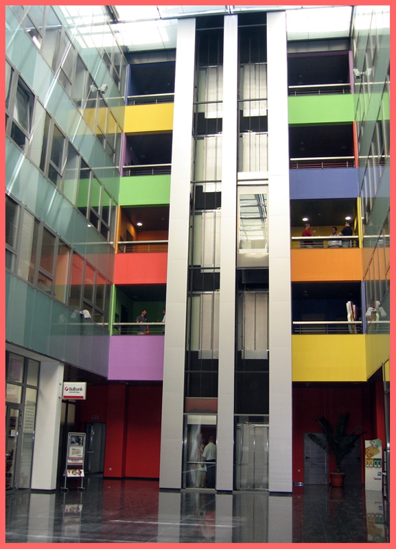 Colourful office