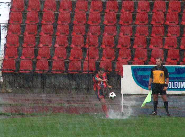 Just kicking in the rain