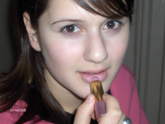 Pink lipstick