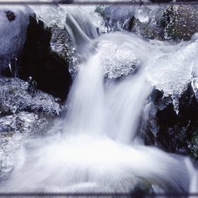 Ice water fallin'
