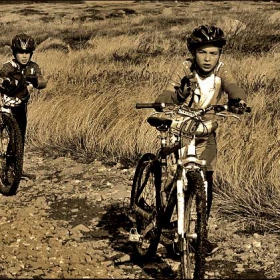 young pro-bikers