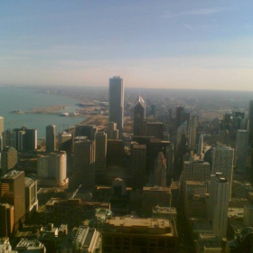 Chicago Downtown from the top