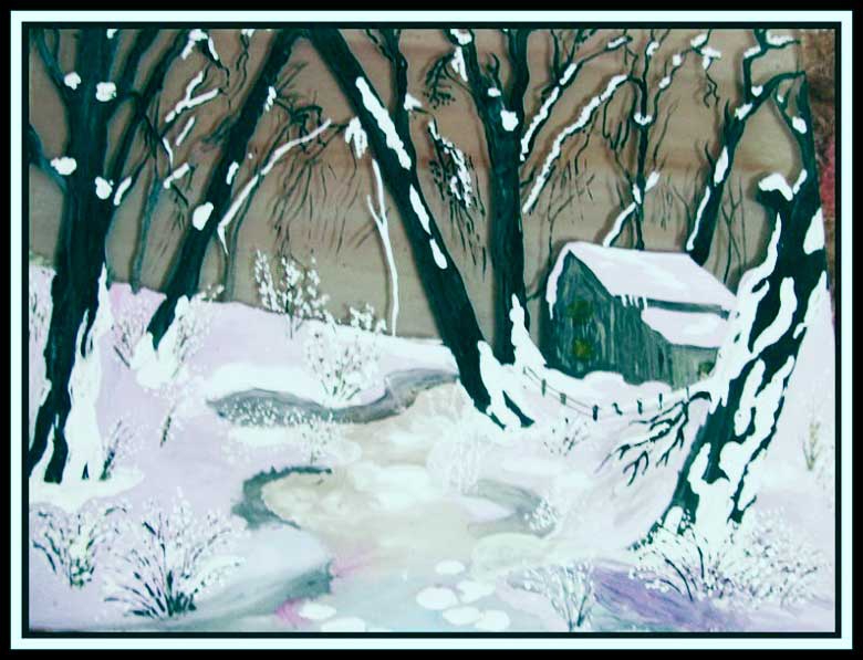 рисунка върху стъкло 