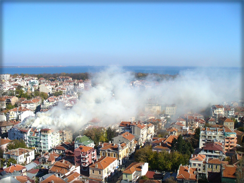 pojar v Bourgas