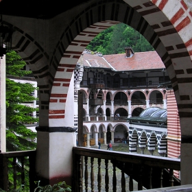 The Arches of Rila Monastery. Remake