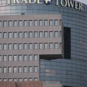 top of the trade tower