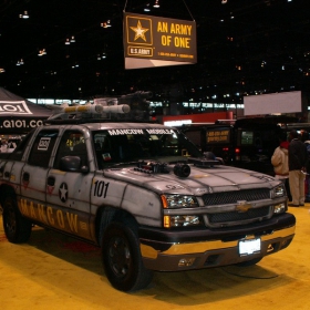 Chicago Autoshow - Chevrolet in The U.S. ARMY