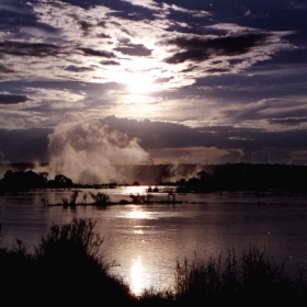 Victoria Falls Sunset