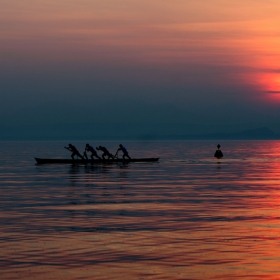 Lago Di Garda (Залез )