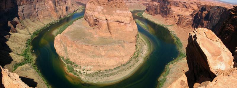 Horseshoe Bend (панорама от 3 снимки)