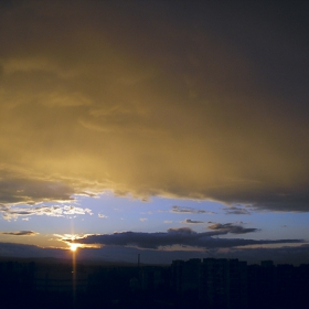 Wishing pleasent dreams under the yellow quilt of heavens fluff.