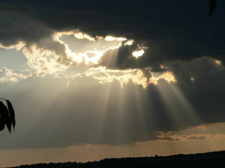 white gold sky