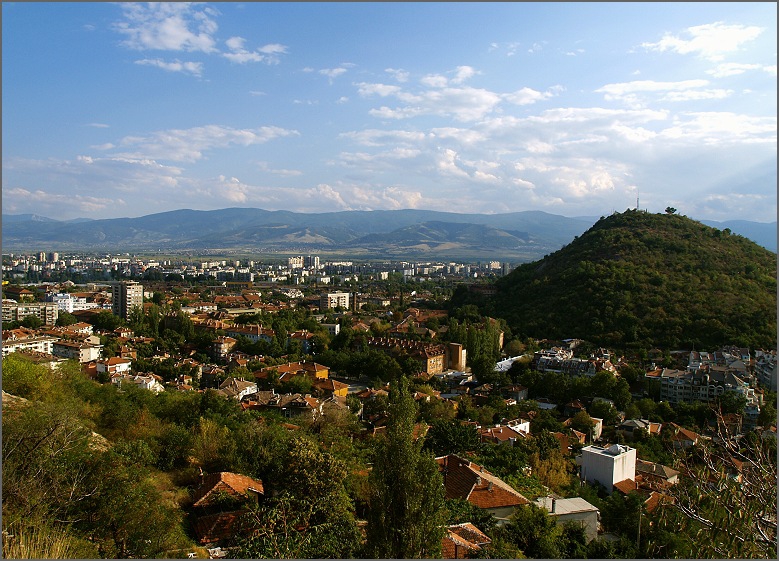 View over Plovdiv