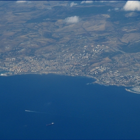 The way over Italy..