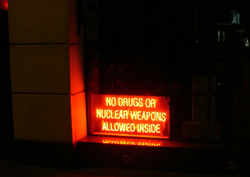 NO DRUGS...