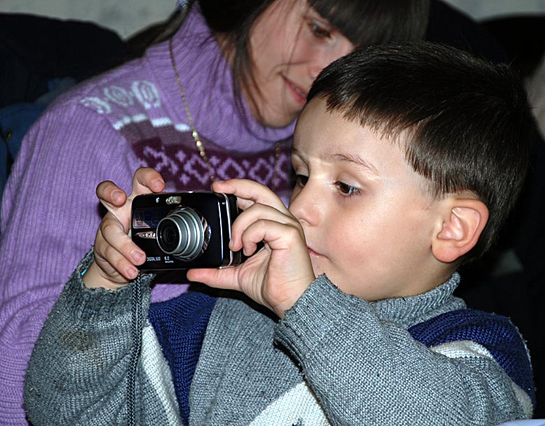 Най-малкият фотоентусиаст