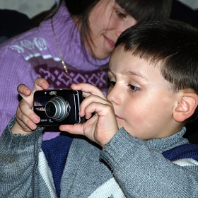 Най-малкият фотоентусиаст