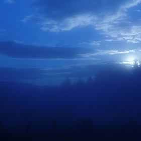 Blue fog