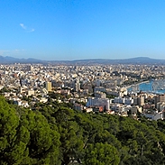 Palma de Mallorca «9765-8» Panorama from Castell de Bellver