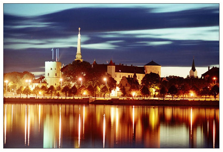 Riga - izgrev nad Daugava