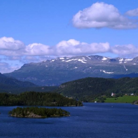 The blue color of Norway