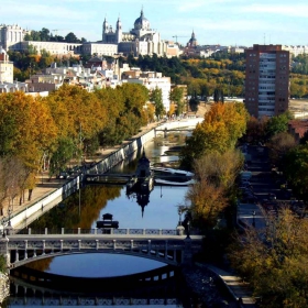 Madrid poglednat ot visoko