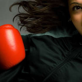 Boxing girl