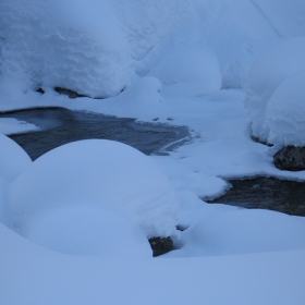 River in winter