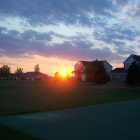 Sunset in Minneapolis