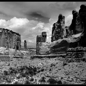 Monument Valley B/W