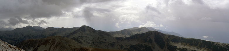 Панорама от вр. Вихрен