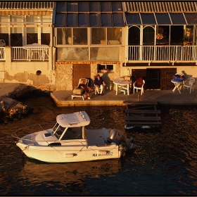 ..on the terrasse..