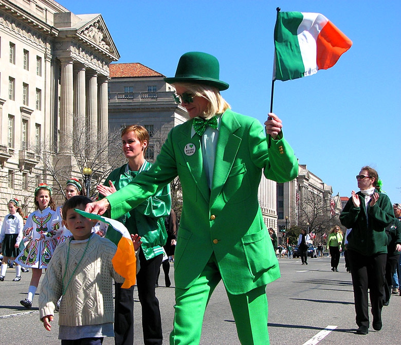 She loves being Irish