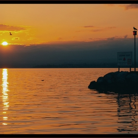 ..looking at the sun..