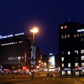 Helsinki center at night 2