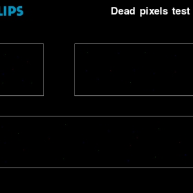 PHILIPS Dead pixels test card