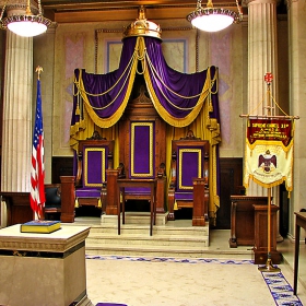 The Masonic Temple - Washington, D.C. (Залата на ритуала)