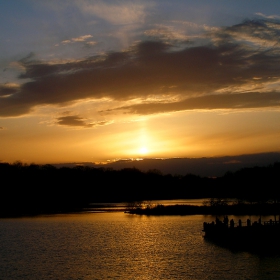 Sunset on Plymouth