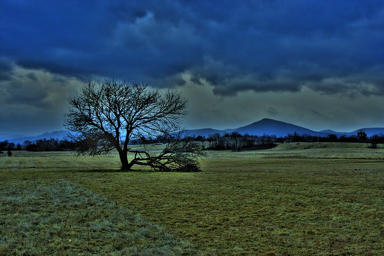 ..under.....after  thunder