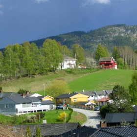 view from balcony