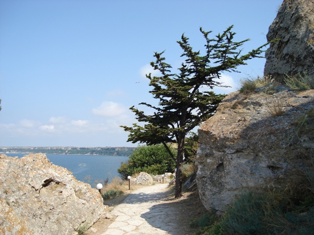 one good view from Kaliakra to the beach