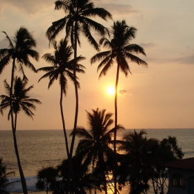 Sunset in Sri Lanka