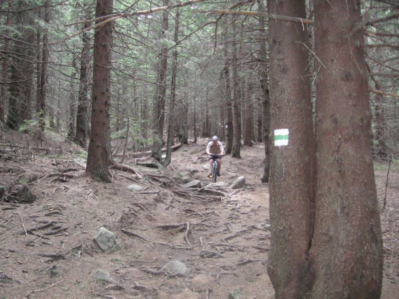 downhill